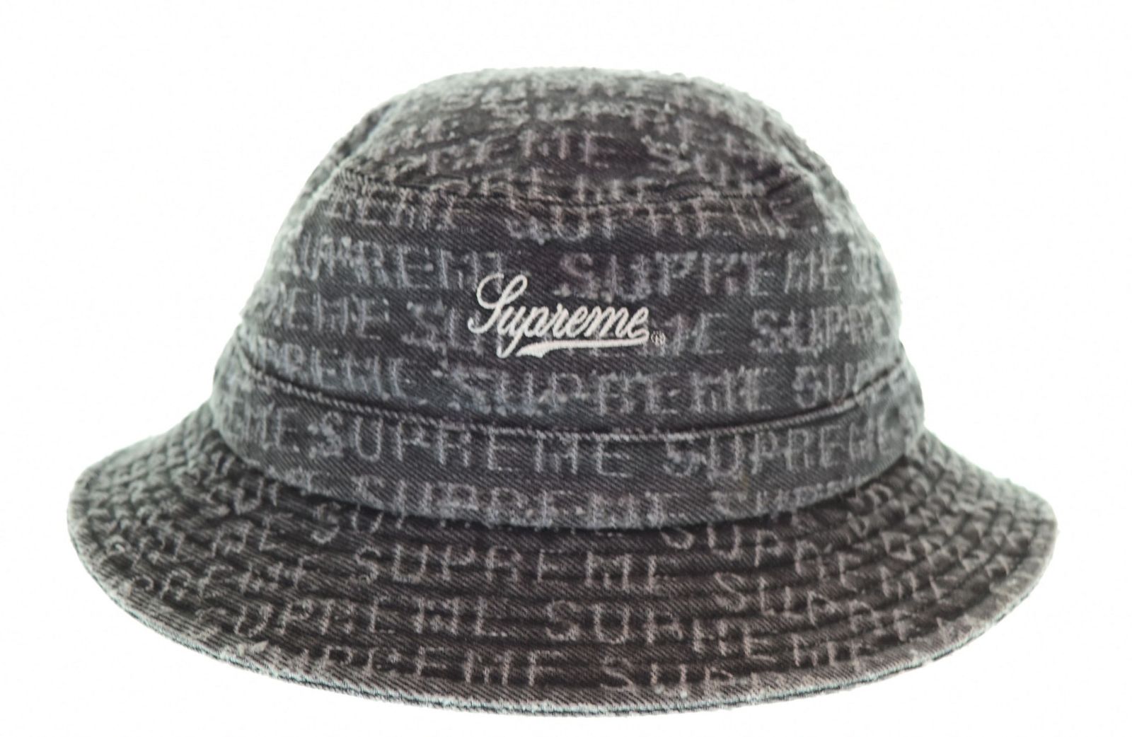 帽子 Supreme Needle Punch Denim Crusher NWT Supreme Needle Punch Denim Logo Crusher Bucket Hat Light