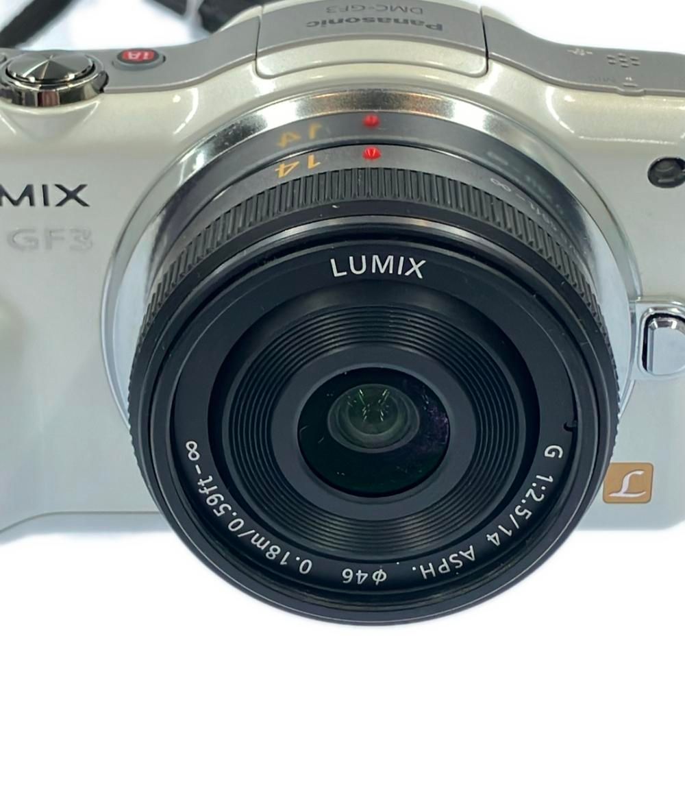 訳あり パナソニック 節約 ミラーレス一眼カメラ LUMIX DMC-GF3 ダブル