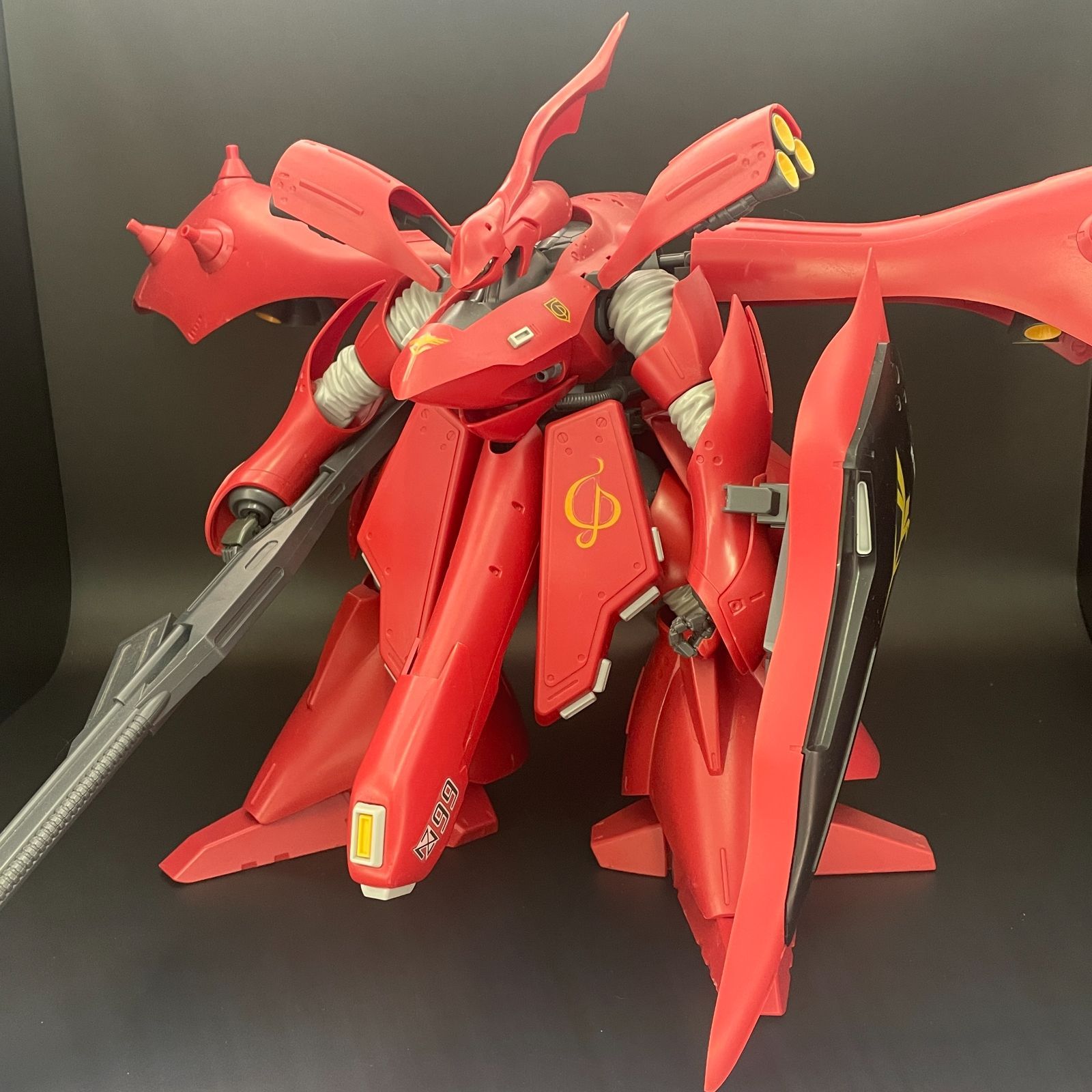 ガンプラ RE/100 1/100 MSN-04II ナイチンゲール 【組立済ジャンク品 