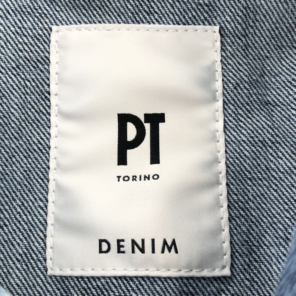 PT TORINO DENIM ピーティートリノデニム ウォッシュデニムジャケット  インディゴ 50