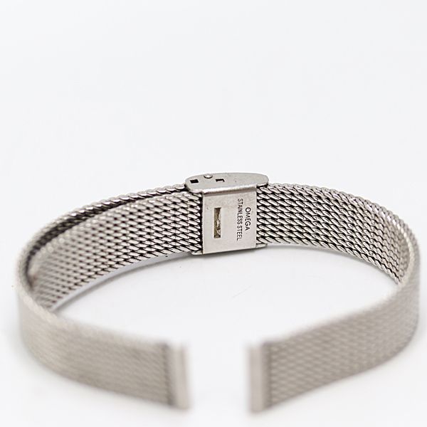 オメガ OMEGA ベルト 腕時計 バンド シルバー色 ステンレス 18