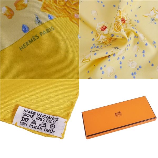 美品 エルメス HERMES スカーフ カレ45 LA ROSEE Anne G - メルカリ