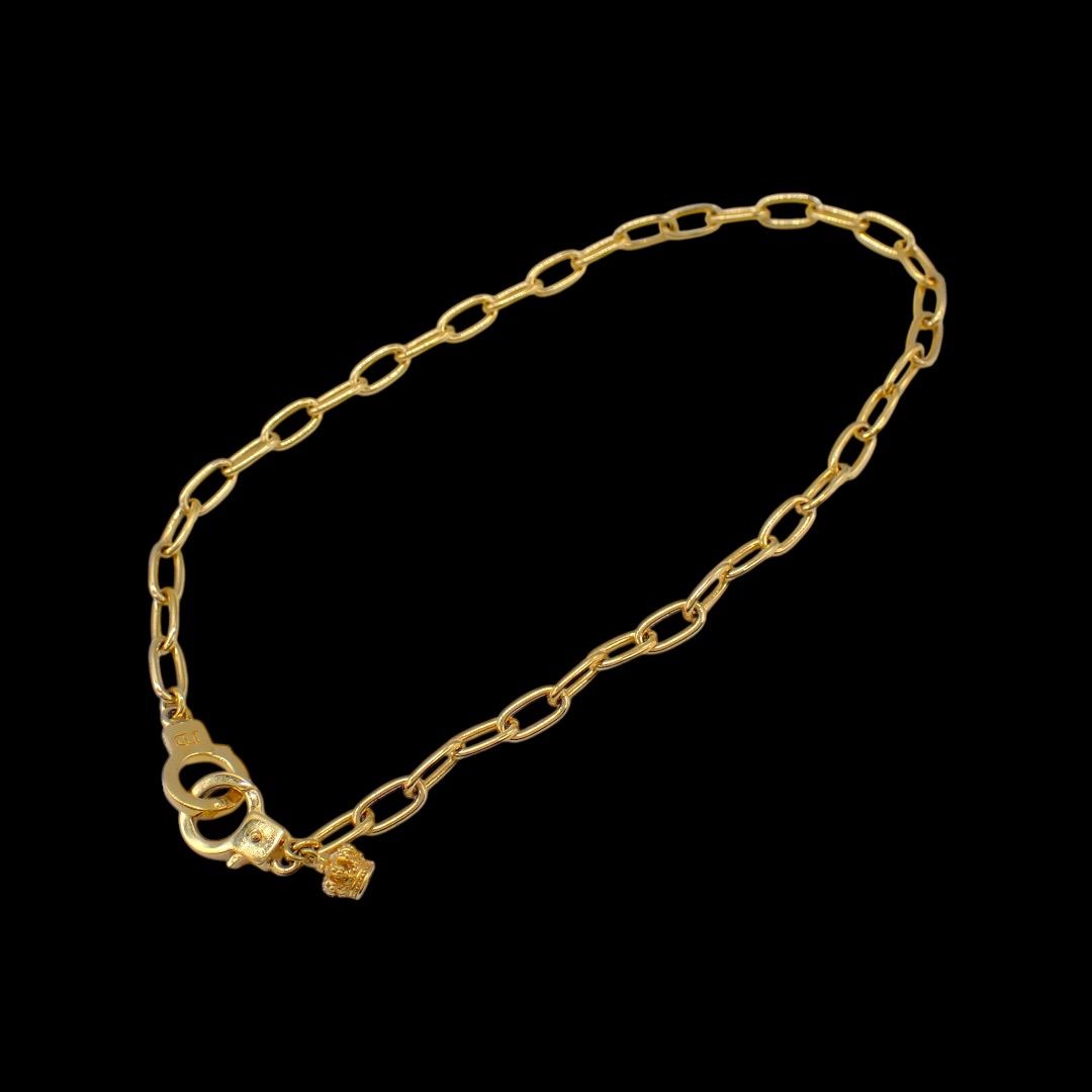 ジャスティンデイビス LOVE CUFF アンクレット 925 手錠 4357