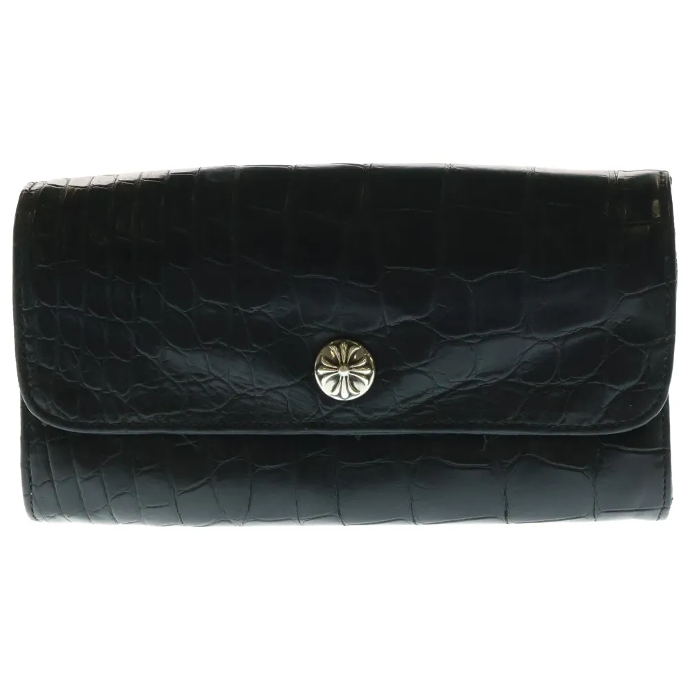 早い物勝ち❗️正規Chrome Hearts wave・ アリゲーター黒色カスタム CHROME HEARTS（クロムハーツ） WAVE ALLIGATOR ウェーブアリゲーター