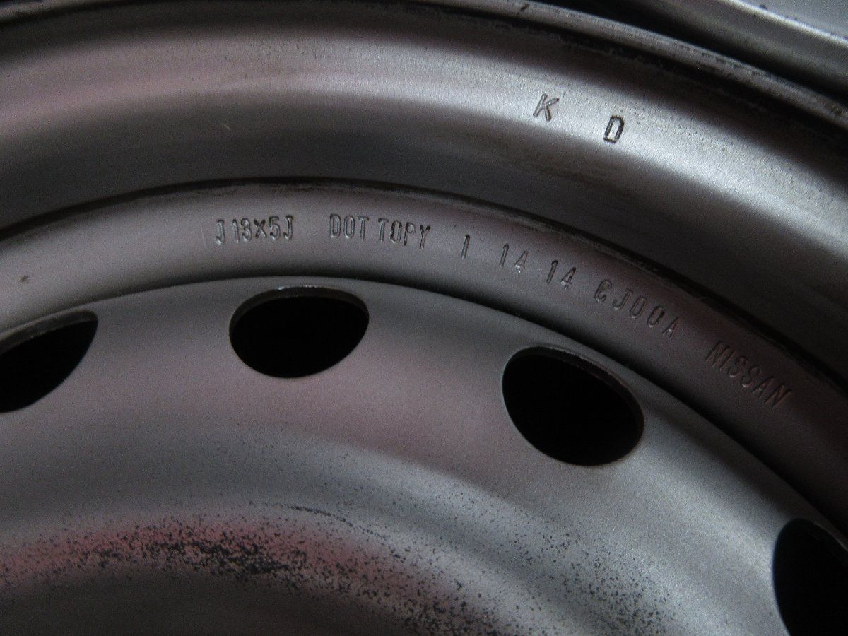 スチール ホイール 4本 日産 ADバン NV150 Y12 純正 13×5J 4穴100 +40