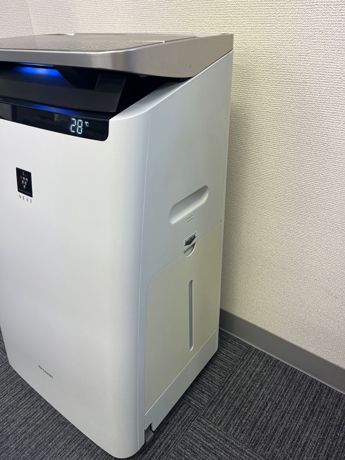SHARP KI-NP100 加湿 空気清浄機 イオン発生器 2021年製 美品 シャープ 加湿空気清浄機 2021年製 KI-NP100-W プラズマ