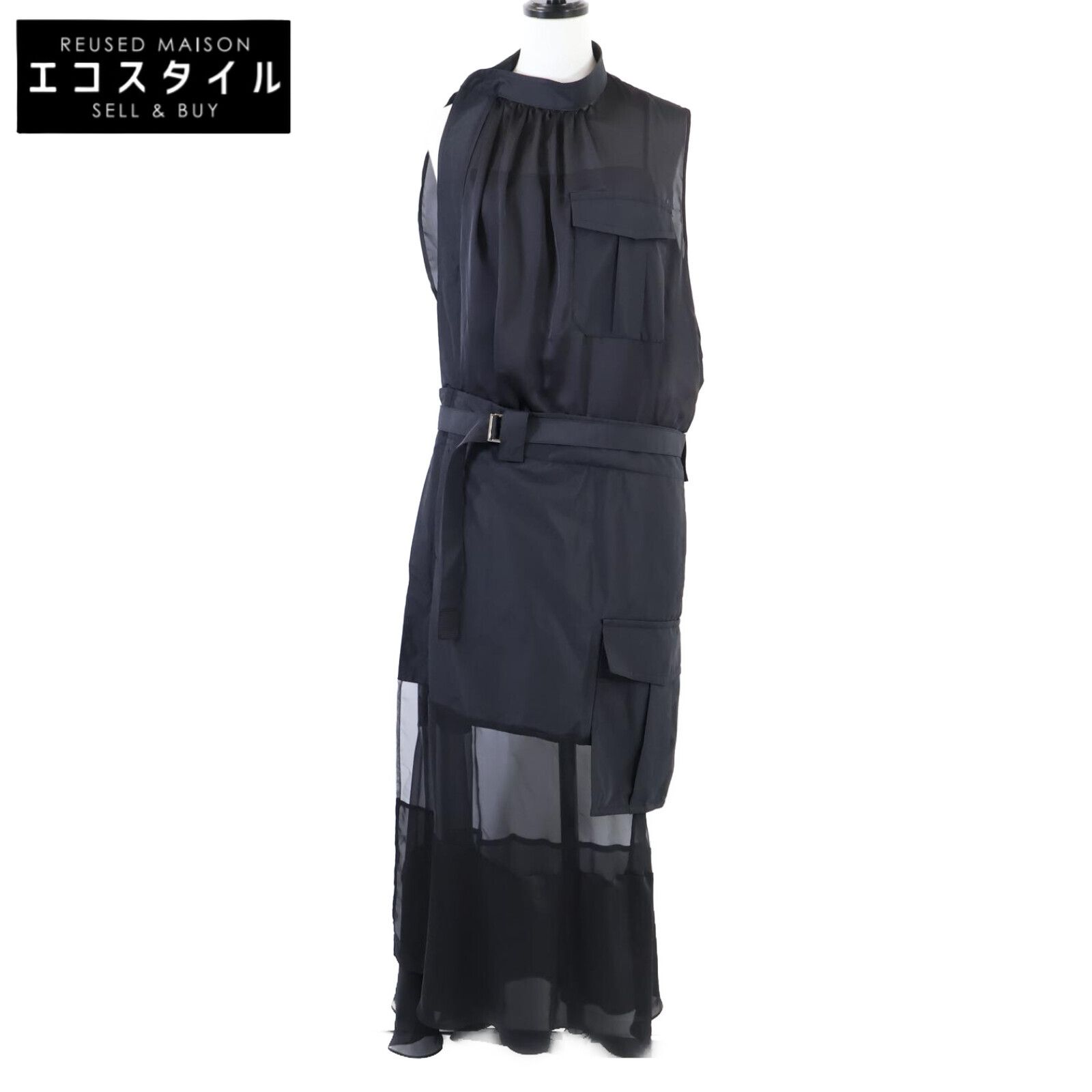 sacai サカイ 【新品同様/24年製】24-07224 Fabric Combo Dress ファブリック コンボ ドレス/ 2