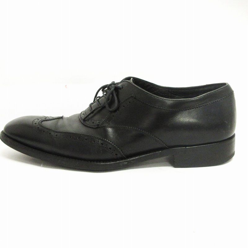 サルヴァトーレフェラガモ Salvatore Ferragamo ビジネスシューズ ウィングチップ レザー 黒 ブラック 6.5 靴 □GY19 -  メルカリ