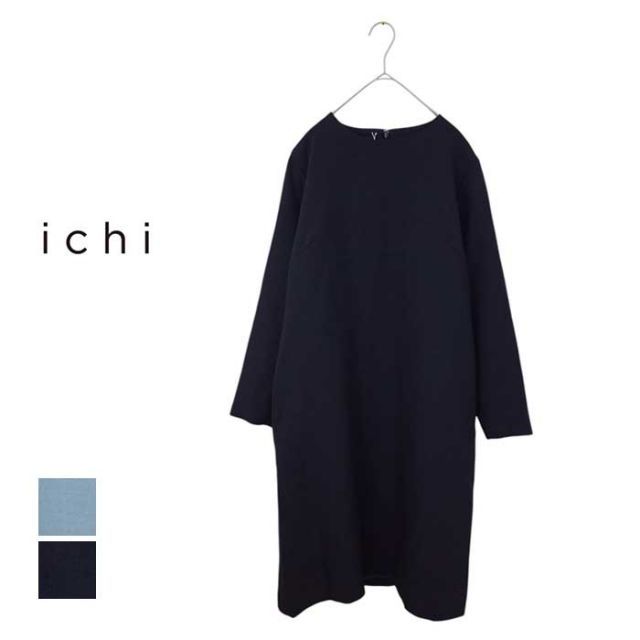 イチ ワンピース レディース ichi 240627 ナチュレミア ONE PIECE フォーマル 式典 卒業式 入学式 ウィメンズ ブラック グレー フリーサイズ 241129