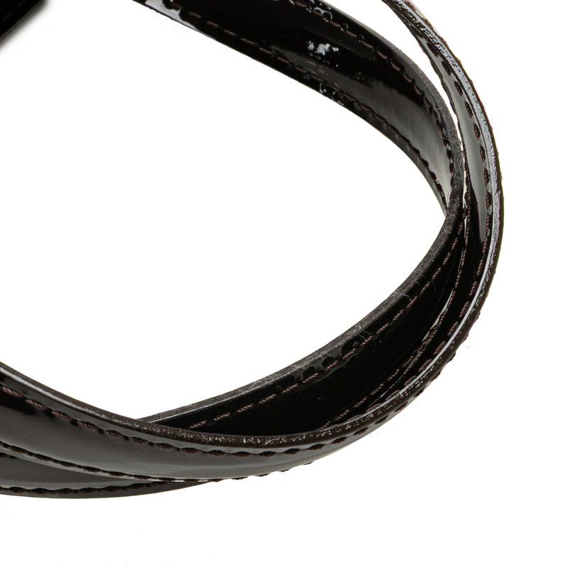 ルイ ヴィトン モノグラム ヴェルニ ウィルシャーPM M93641 アマラント  