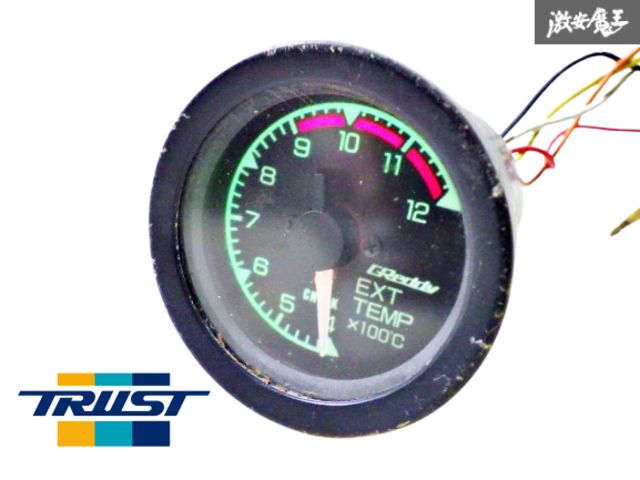【ストア出品】TRUST トラスト GReddy グレッディ 追加メーター メーター EXT.TEMP 排気温度計 52φ 電子式 本体のみ 棚2A63