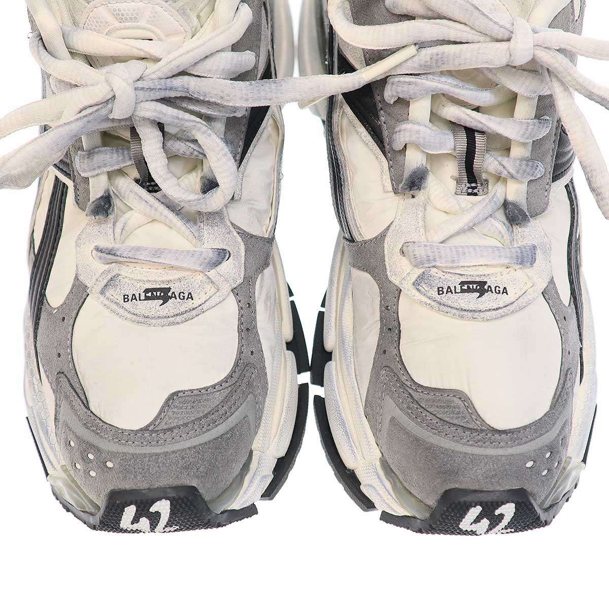 BALENCIAGA バレンシアガ Runner Sneakers ランナー ナイロンスエード 