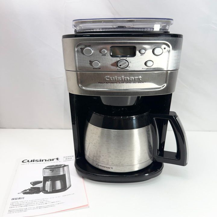 Cuisinart クイジナート オートマチックコーヒーメーカー ミル タイマー付き 全自動 DGB-900PCJ2
