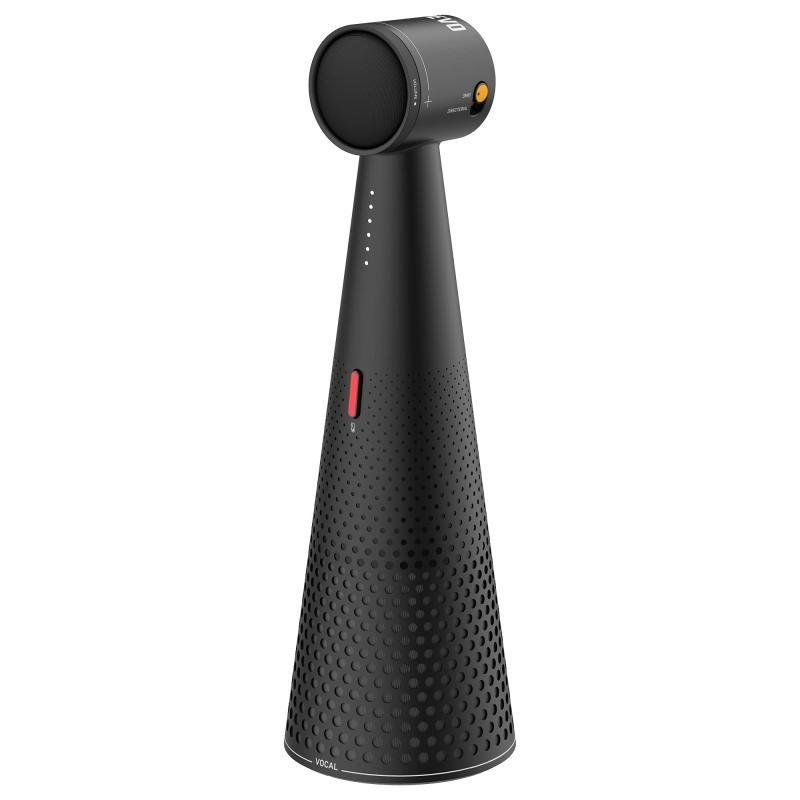 IPEVO VOCAL AIビームフォーミングとブルートゥースを備えたスピーカーフォン 会議 ビデオ通話 オンライン会議 ハイブリッドワーク 会議室用 ノイズリダクション付きマイク