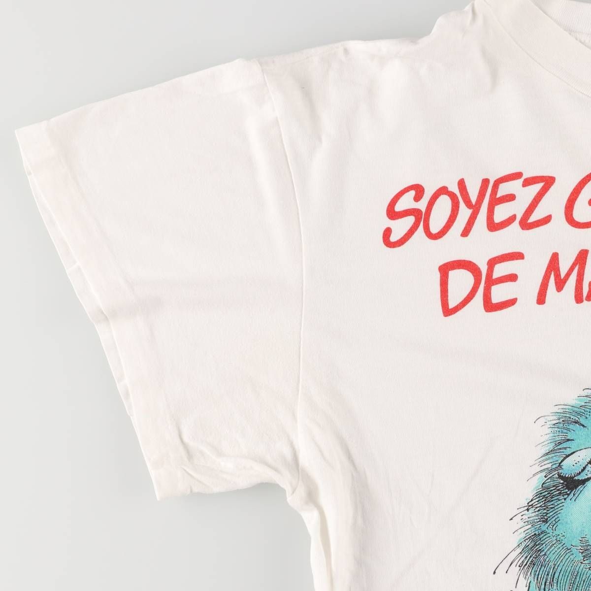 キャラクタープリントTシャツ メンズL相当