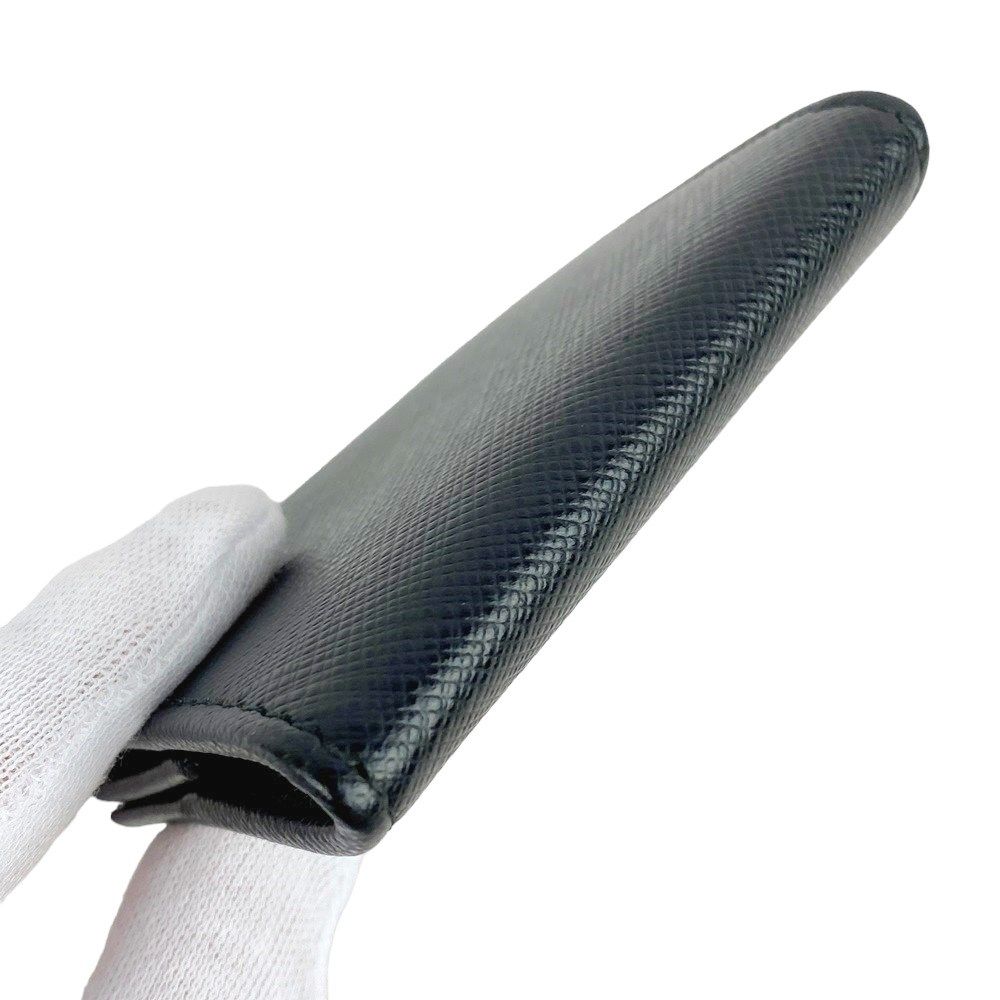 □美品□ プラダ コインケース 小銭入れ 財布 サフィアーノ ブラック  