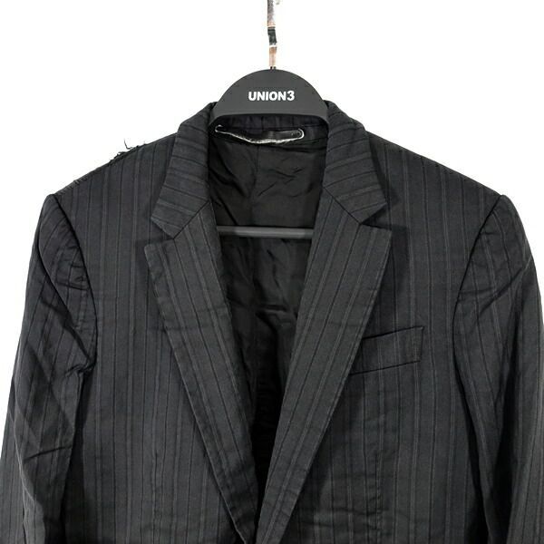 Kris Van Assche ブラック テーラードジャケット 楽天市場】KRIS VAN ASSCHE クリスヴァンアッシュ ノッチドラペルジレ