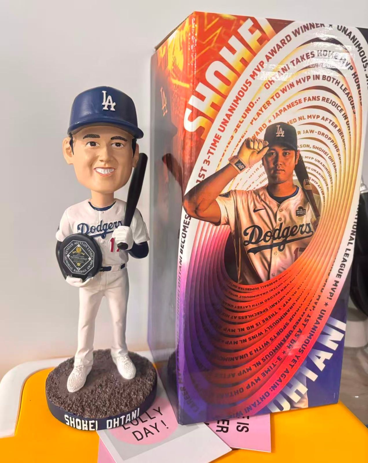 大谷翔平foco 2024 MVP 記念作製品ビッグヘッドボブルヘッド