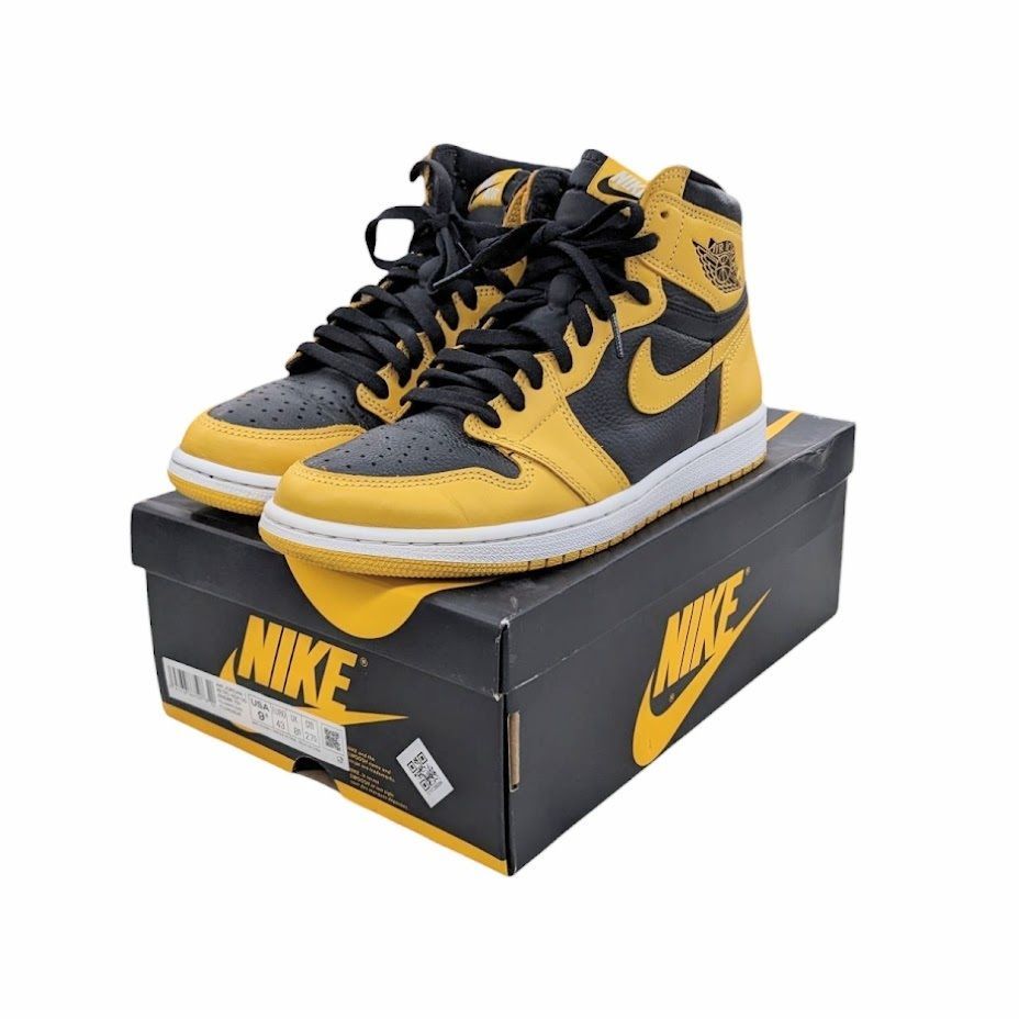 NIKE AIR JORDAN 1 RETRO HIGH OG POLLEN|WHITE-BLACK 555088-701 ナイキ エア ジョーダン 1 レトロ き サイズ 27.5