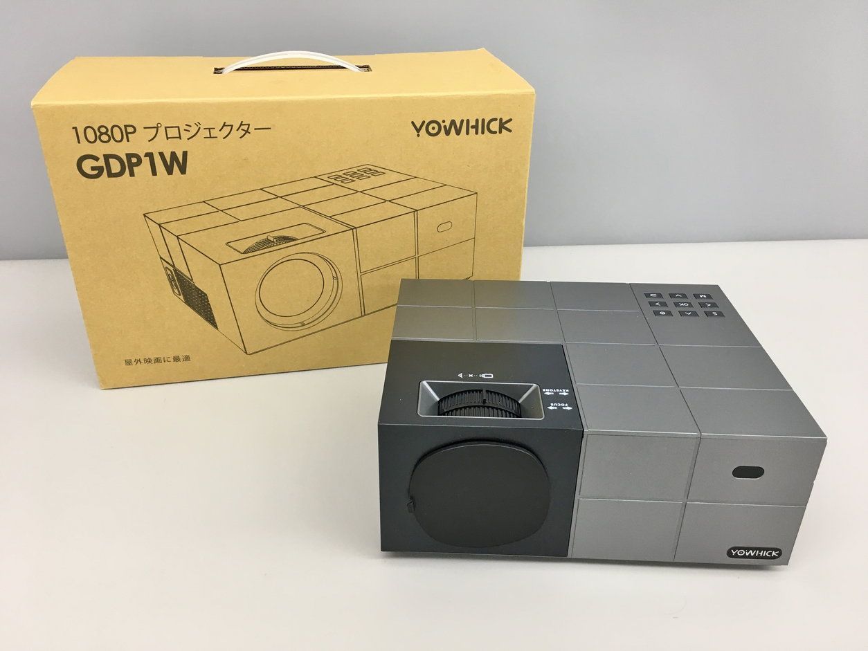 プロジェクター ヨーウィック YOWHICK GDP1W 1080P 最大300インチ YOWHICK 25000ルーメン ブルートゥース接続可 2406LT035