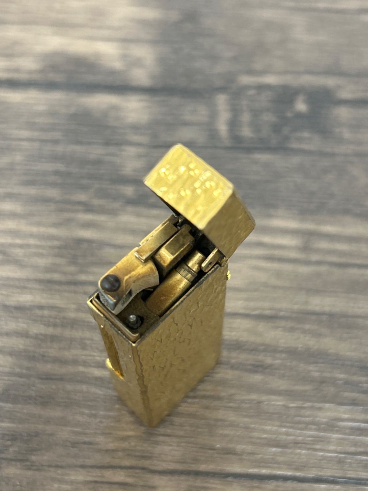 ダンヒル　dunhill ガスライター　ゴールド ヴィンテージ　ケース付き dunhill ダンヒル ライター ゴールド ヴィンテージ ダンヒル dunhill