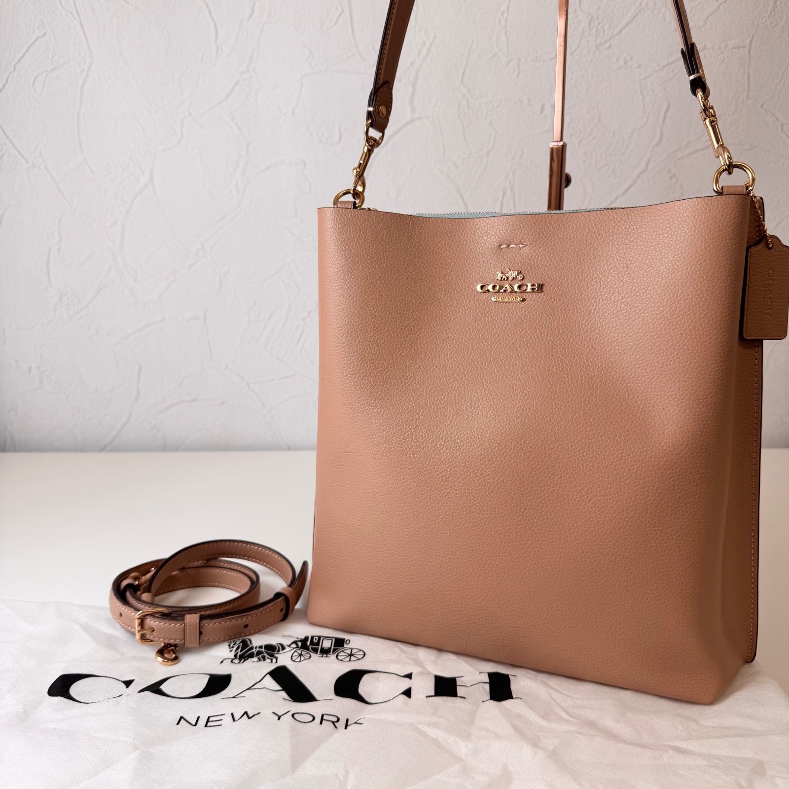 極美品✨コーチ CA214 モリー バケット 2way ハンドバッグ 肩掛け COACH コーチ モリー バケット CA214 バッグ ショルダーバッグ