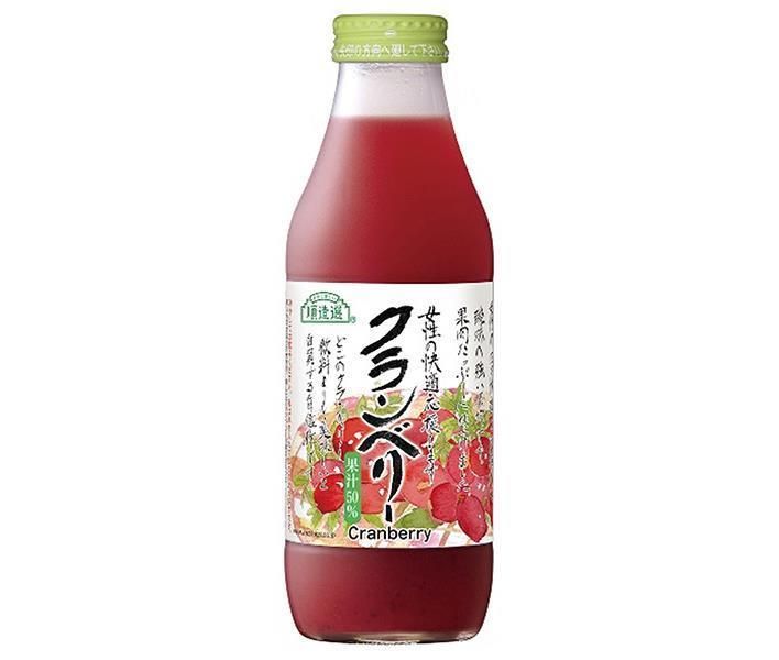 マルカイ 順造選 クランベリー 500ml瓶×12本入× 2ケース ｜ フルーツ 果実 クランベリー クランベリージュース