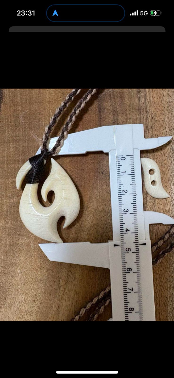 ボーンカービングネックレス(sw71)Sサイズ　マッコウ ボーンカービングネックレス(sw71)Sサイズ マッコウ - メルカリ