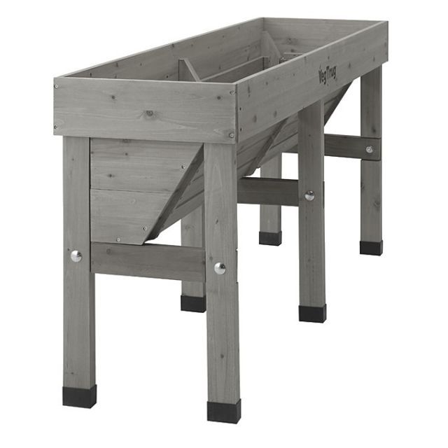 ホームベジトラグ ウォールハガーL イギリス生まれのレイズドベッド ガーデニング 家庭菜園 VGT-WH02FG グレイウォッシュ