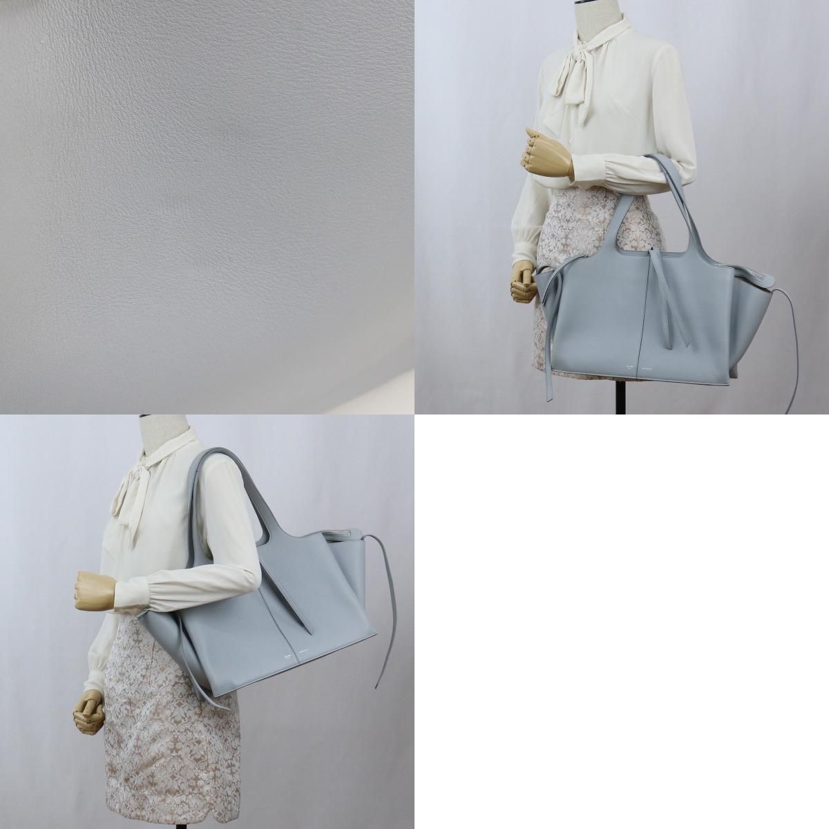 CELINE セリーヌ トリフォルド ミディアム 178883 トートバッグ レザー 