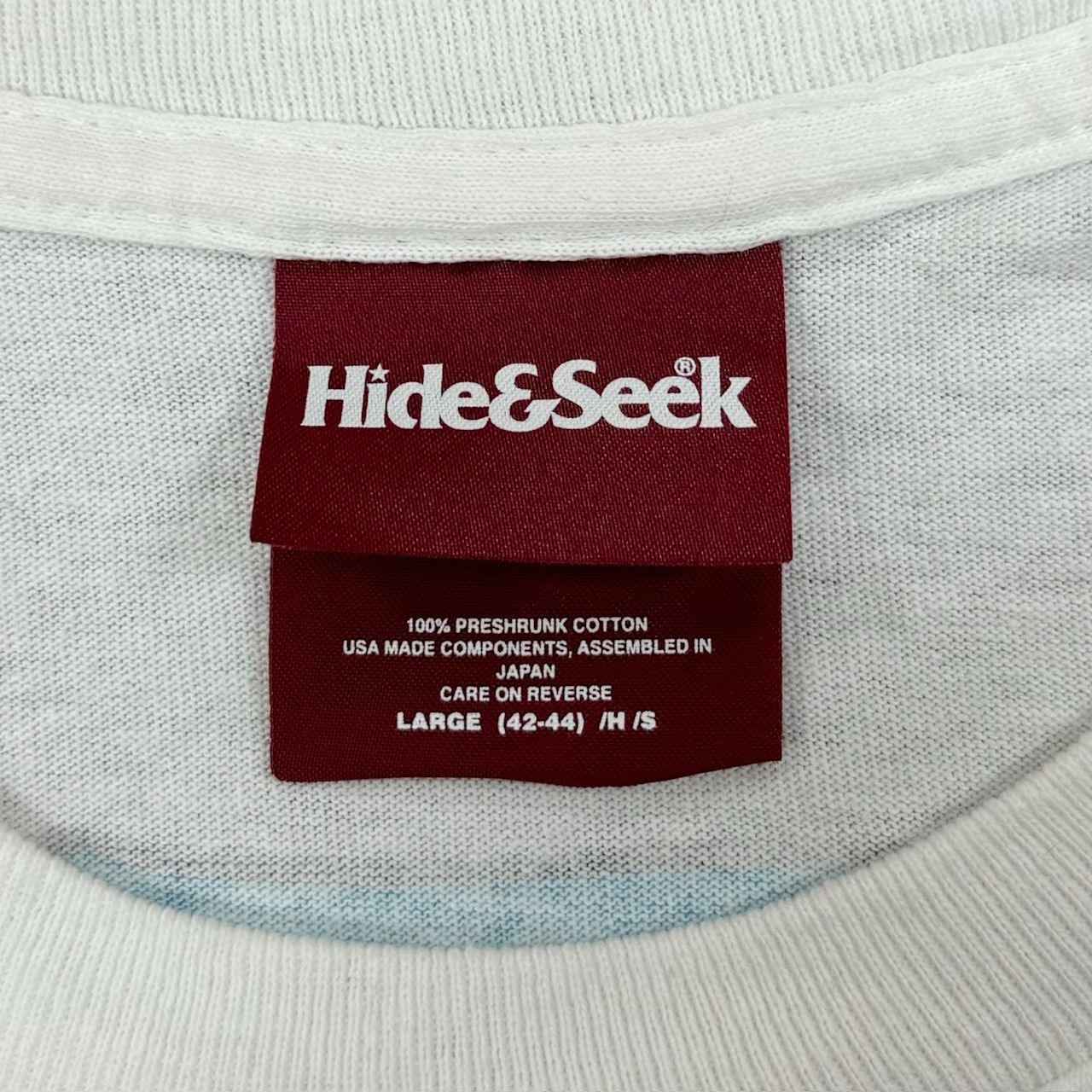 定価10780円 未使用品 HIDE AND SEEK 23AW TEAM L/S TEE チーム ロング 
