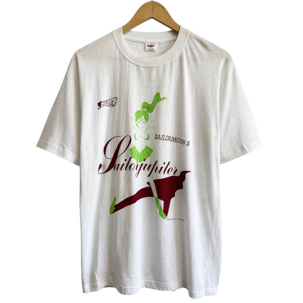 BANPRESTO バンプレスト 美少女戦士セーラームーン セーラージュピター 木野まこと 半袖Tシャツ 白 SIZE No.H537
