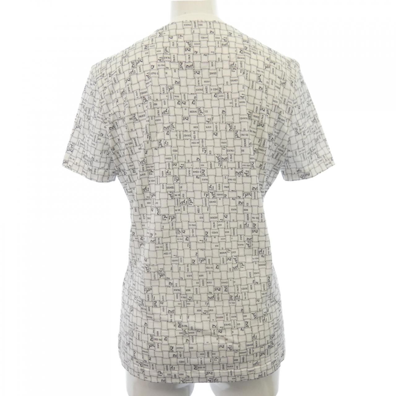 エルメス HERMES BOLDUC AU CARRE ボルデュックチェック Tシャツ