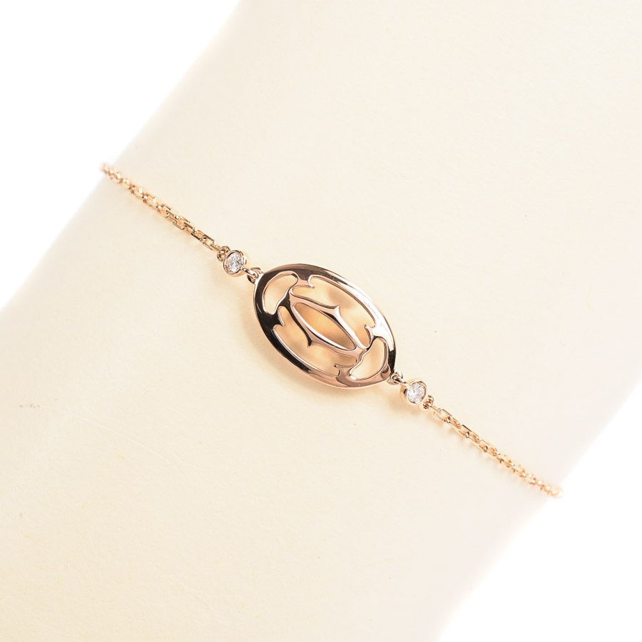 CARTIER カルティエ ブレスレット ロゴドゥーブルC B6038000 - メルカリ 