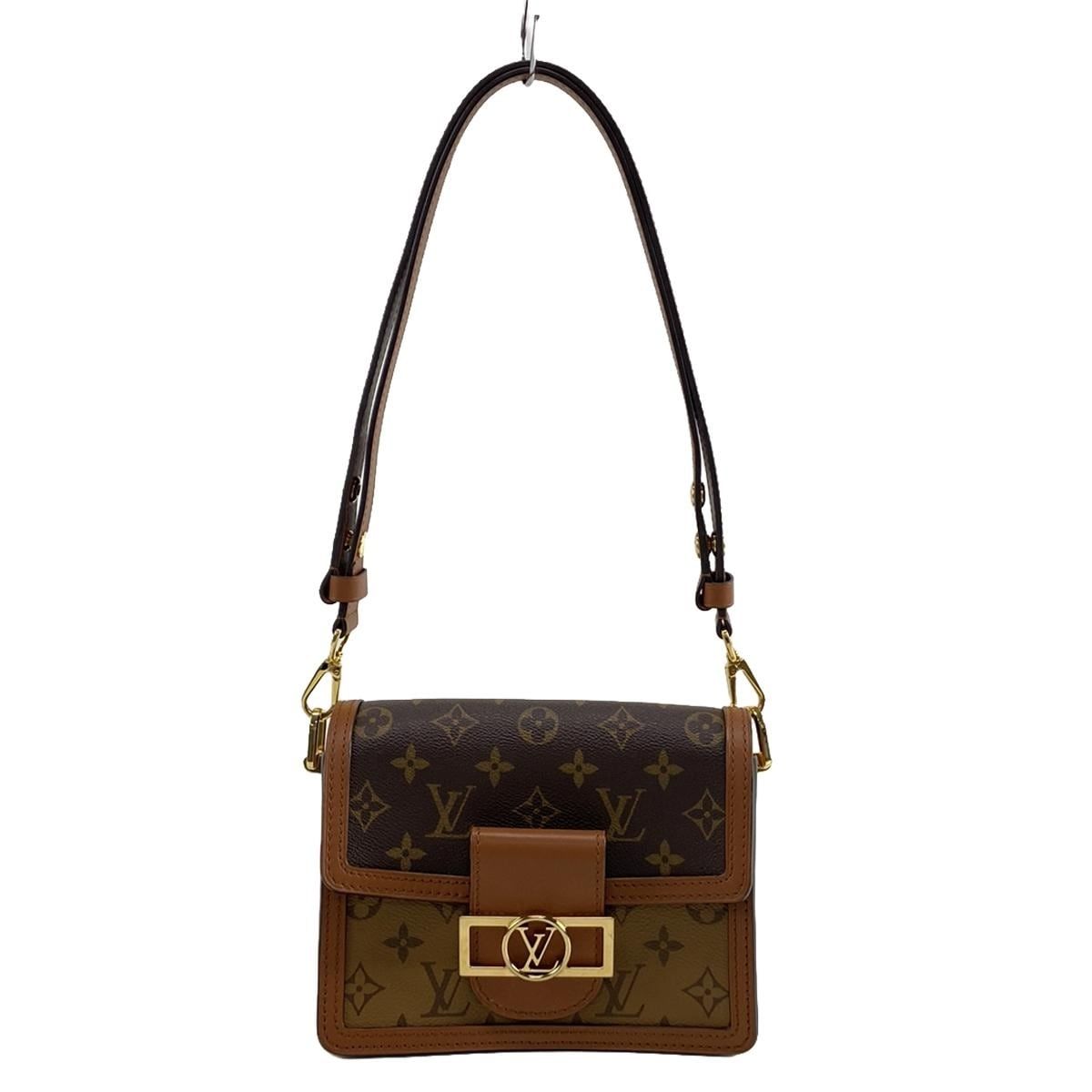 LOUIS VUITTON(ルイヴィトン) ショルダーバッグ モノグラムリバース ドーフィーヌMINI M44580 モノグラムリバース レザー -  メルカリ