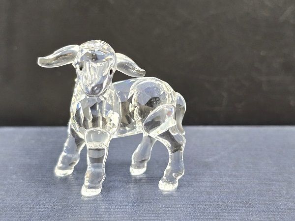 未使用展示品】 スワロフスキー SWAROVSKI クリスタル ベビーシープ