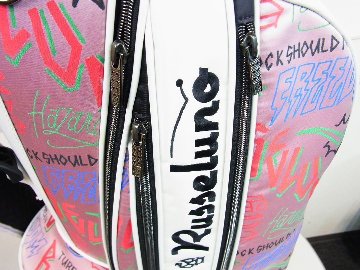 限定品☆RUSSELUNO ラッセルノ☆GRAFFITI CADDIE BAG スタンド式 