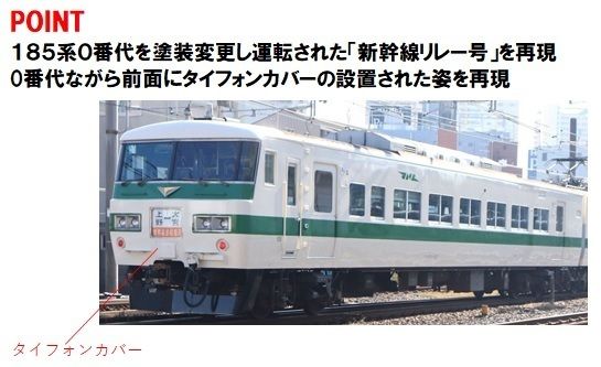 TOMIX 97958 特別企画品 JR 185 0系特急電車(なつかしの新幹線