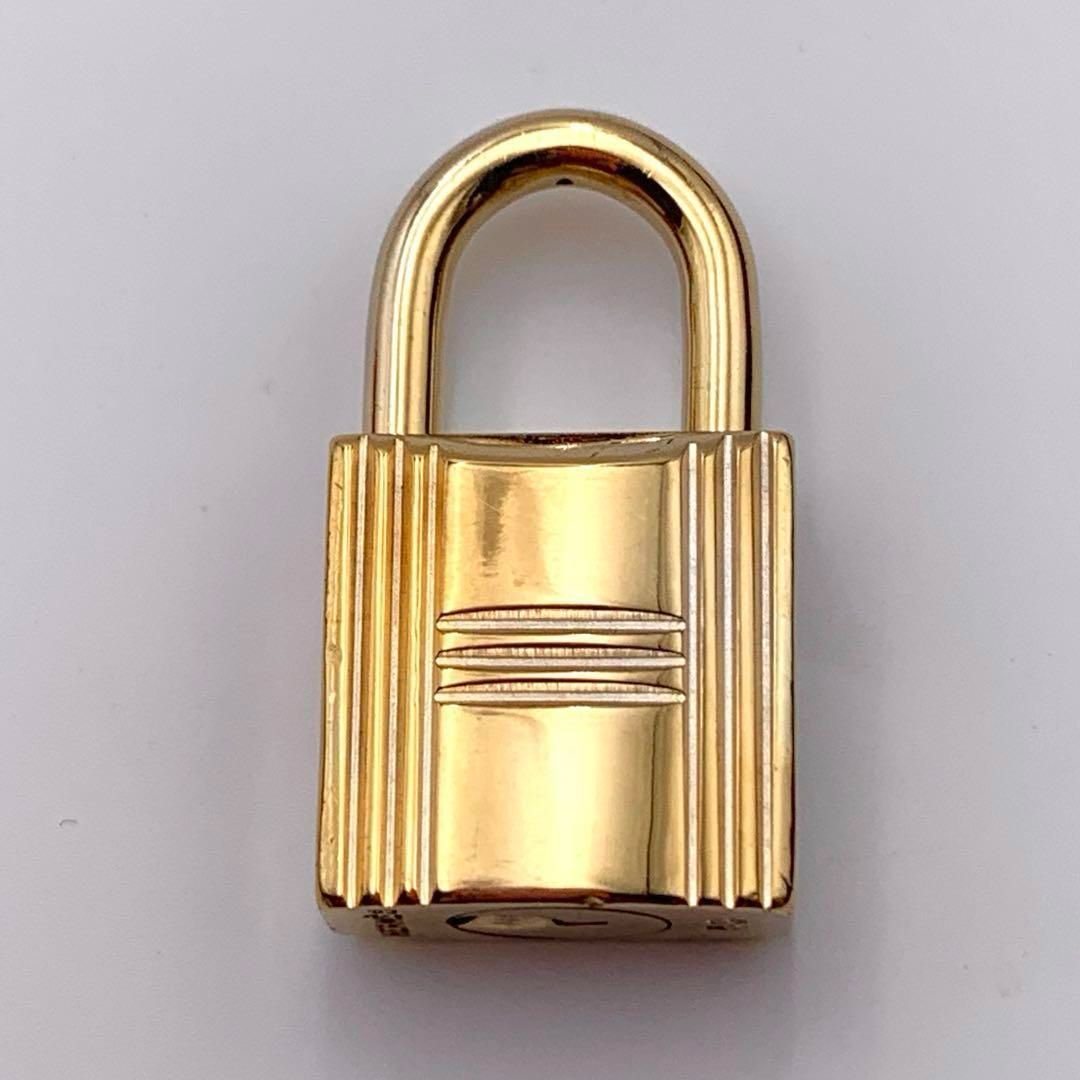 HERMES エルメス カデナ 59番 ゴールド 24Kメッキ 鍵付き 南京錠