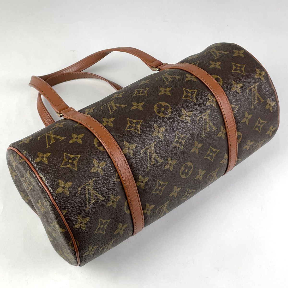 ルイ・ヴィトン Louis Vuitton パピヨン 30 バレルバッグ 筒型 旧旧型