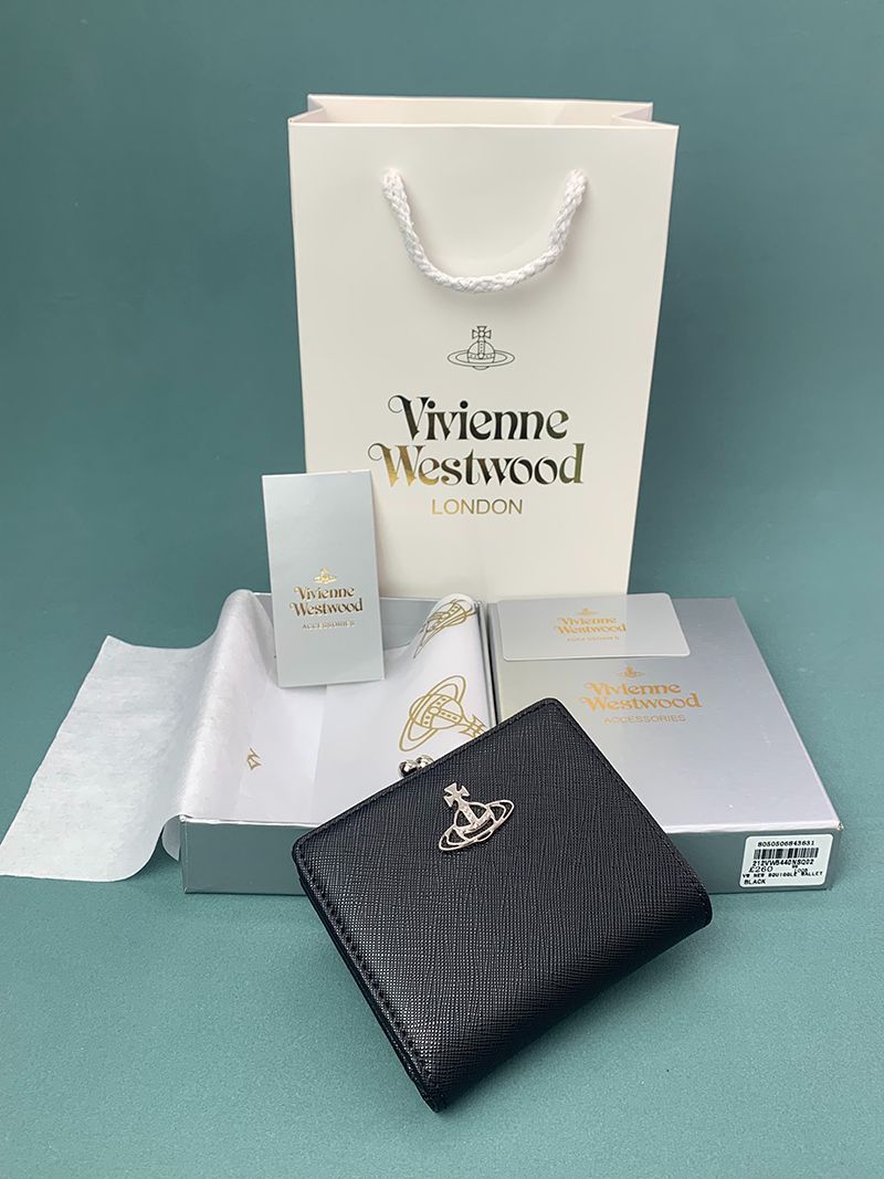 【美品】Vivienne Westwood ダービー 三つ折財布 がま口財布 ヴィヴィアン ウエストウッド Vivienne Westwood 三つ折り財布