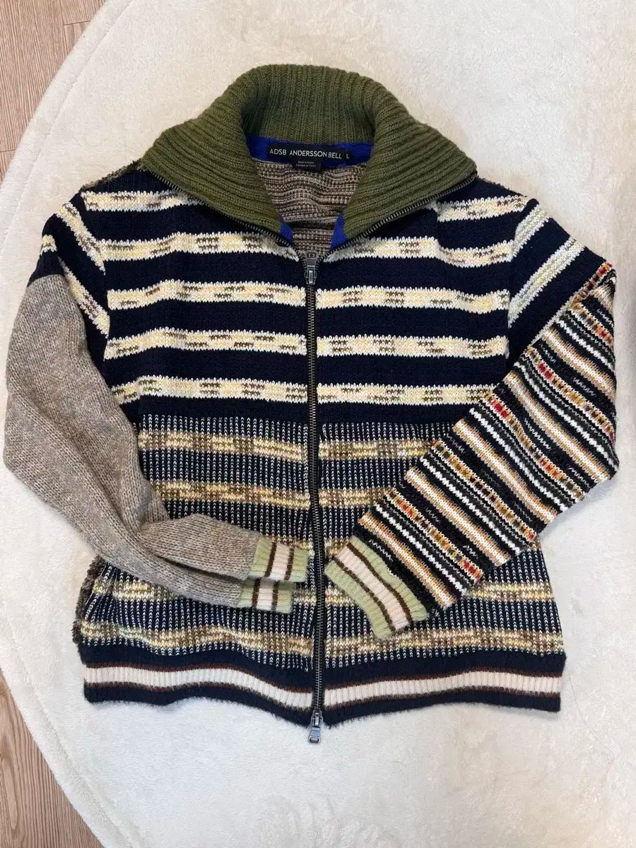 Andersson Bell Lサイズ ジップアップニット Andersson Bell Lサイズ ジップアップニット