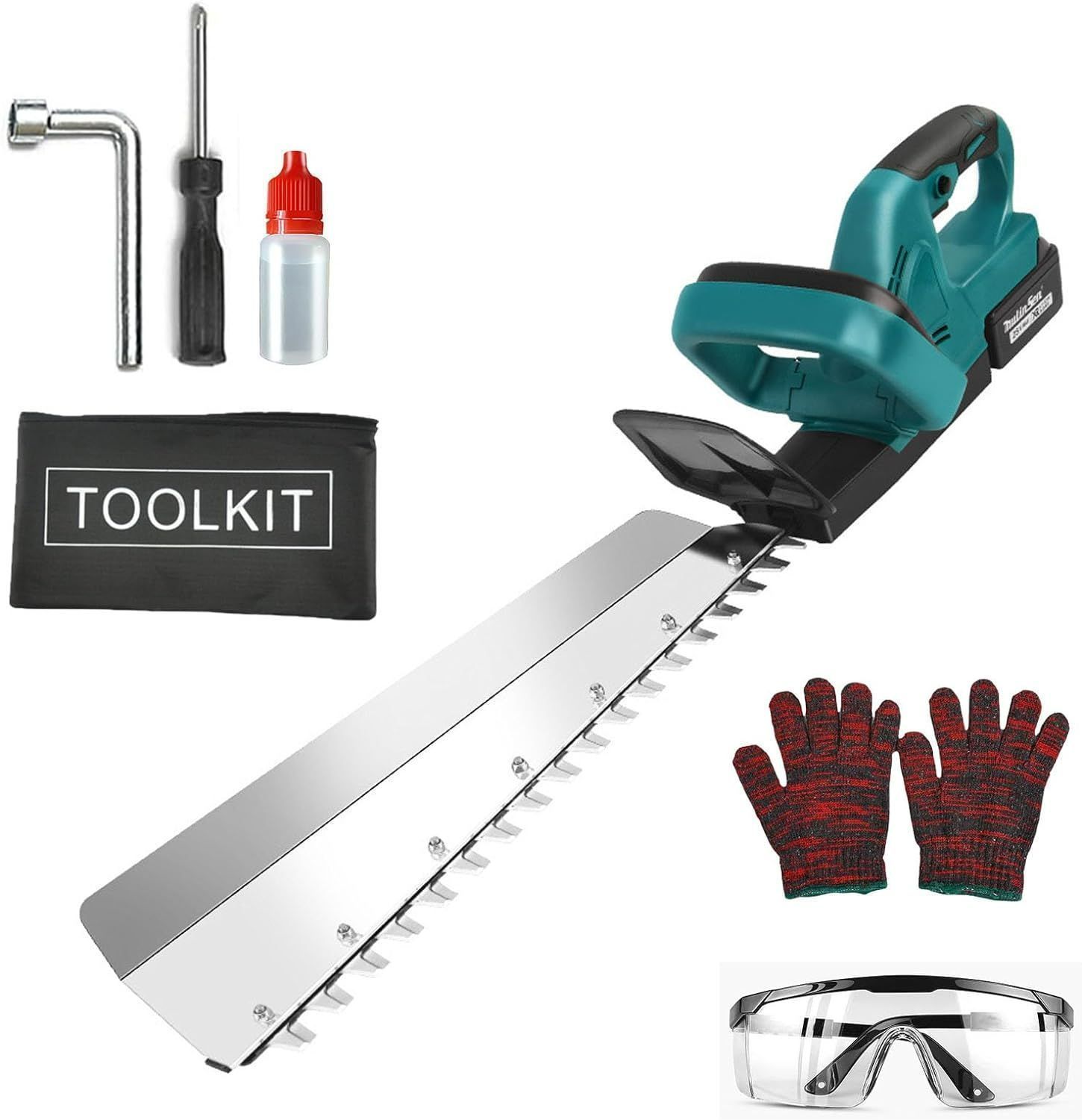 ヘッジトリマー 充電式 マキタ 18V 植木バリカン 刈込幅490mm 切断径15mm 生垣バリカン コードレス 軽量2.75kg 生垣 剪定 枝切り 垣根 刈り込み機 園芸用品 庭木バリカン 本体のみ 日本語説明書付き