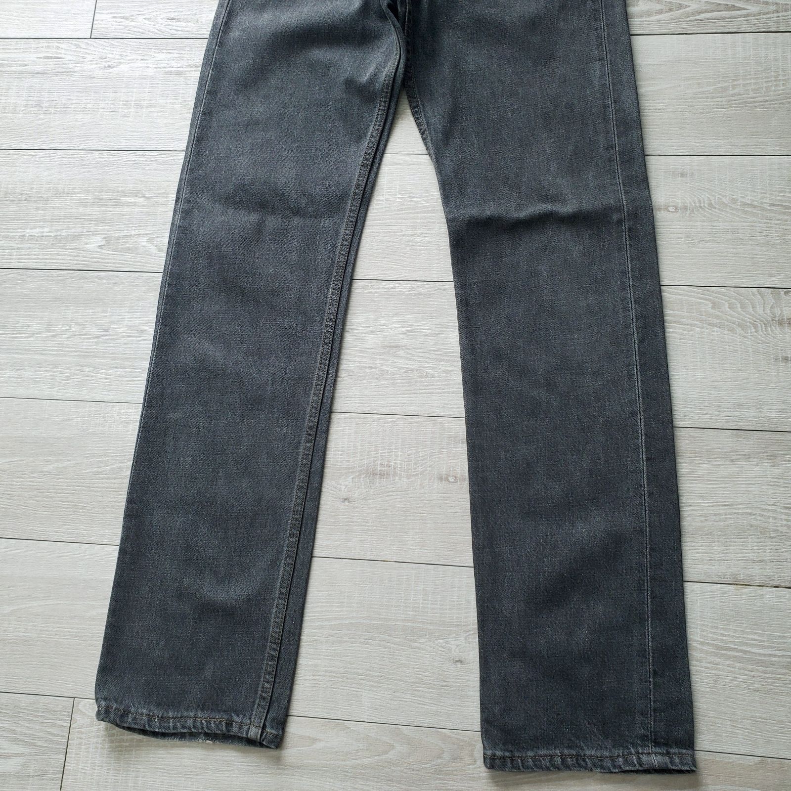 Levisリーバイス□美品 90s vintage USA製 501 先染め ブラックデニム 