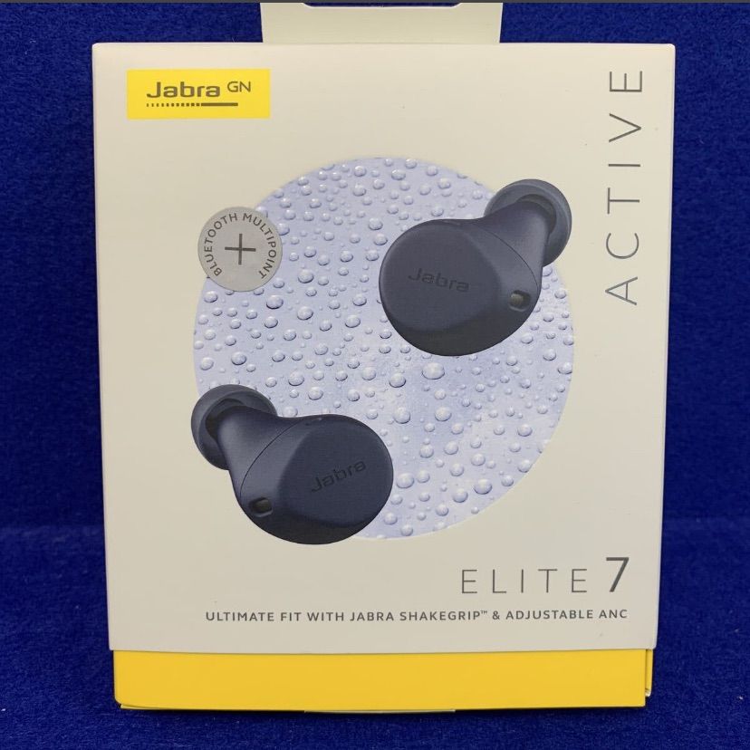未開封 完全ワイヤレスイヤホン Jabra Elite 7 Active 100-99171002-40 ネイビー ノイズキャンセリング |Bluetooth対応