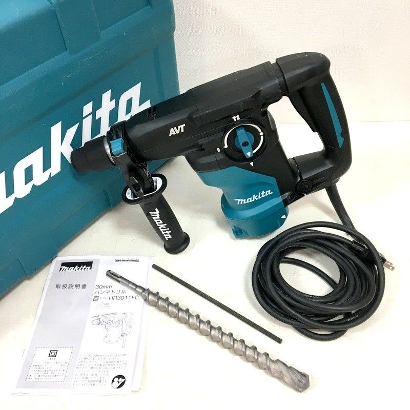 マキタ 30mm ハンマドリル HR3011FC 100V 青 大工道具 ハンマードリル 電動工具 コード式 makita △ DW3025