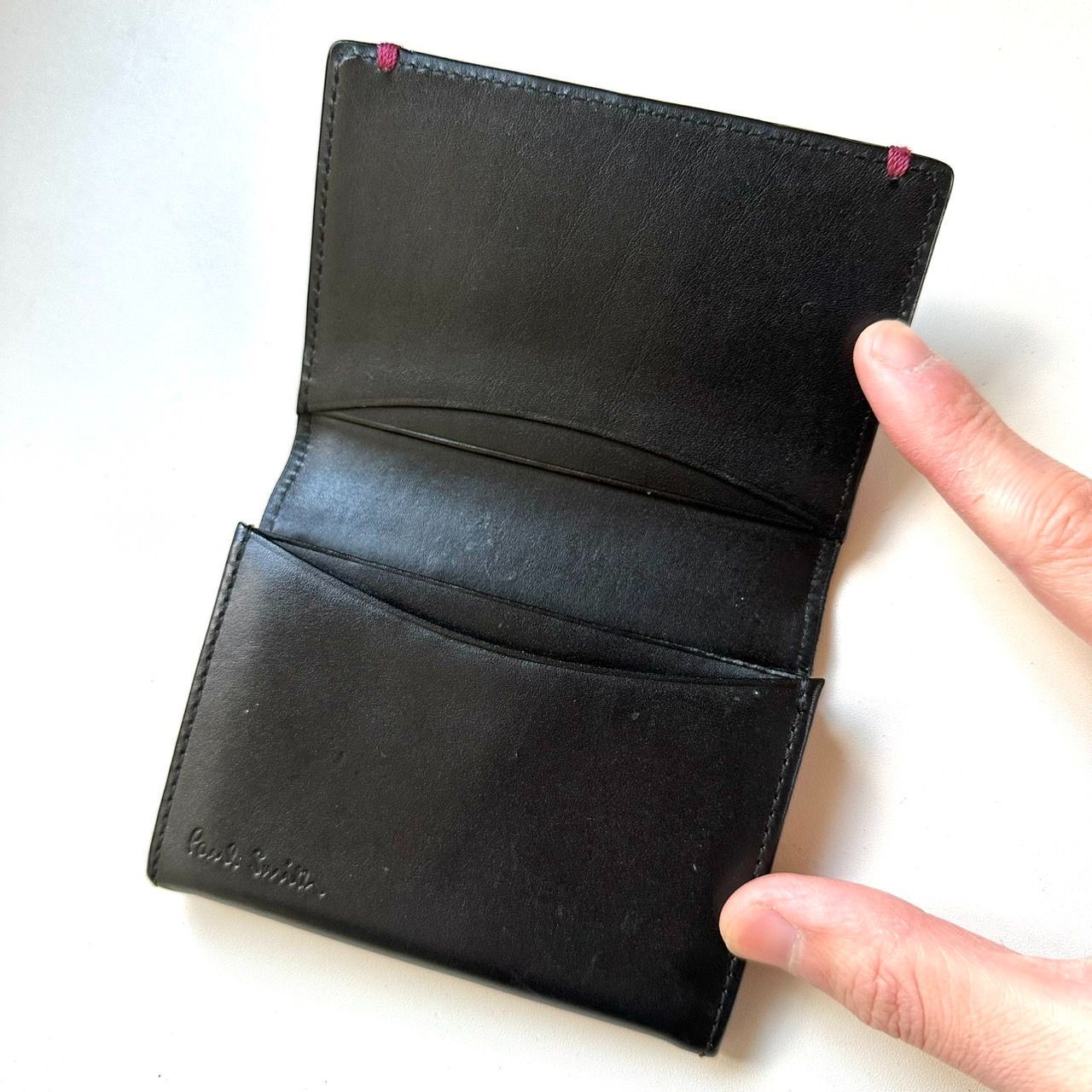 【美品】ポールスミス名刺入れ　コードバン Paul Smith - ポールスミス コードバン 名刺入れ ビジネス小物