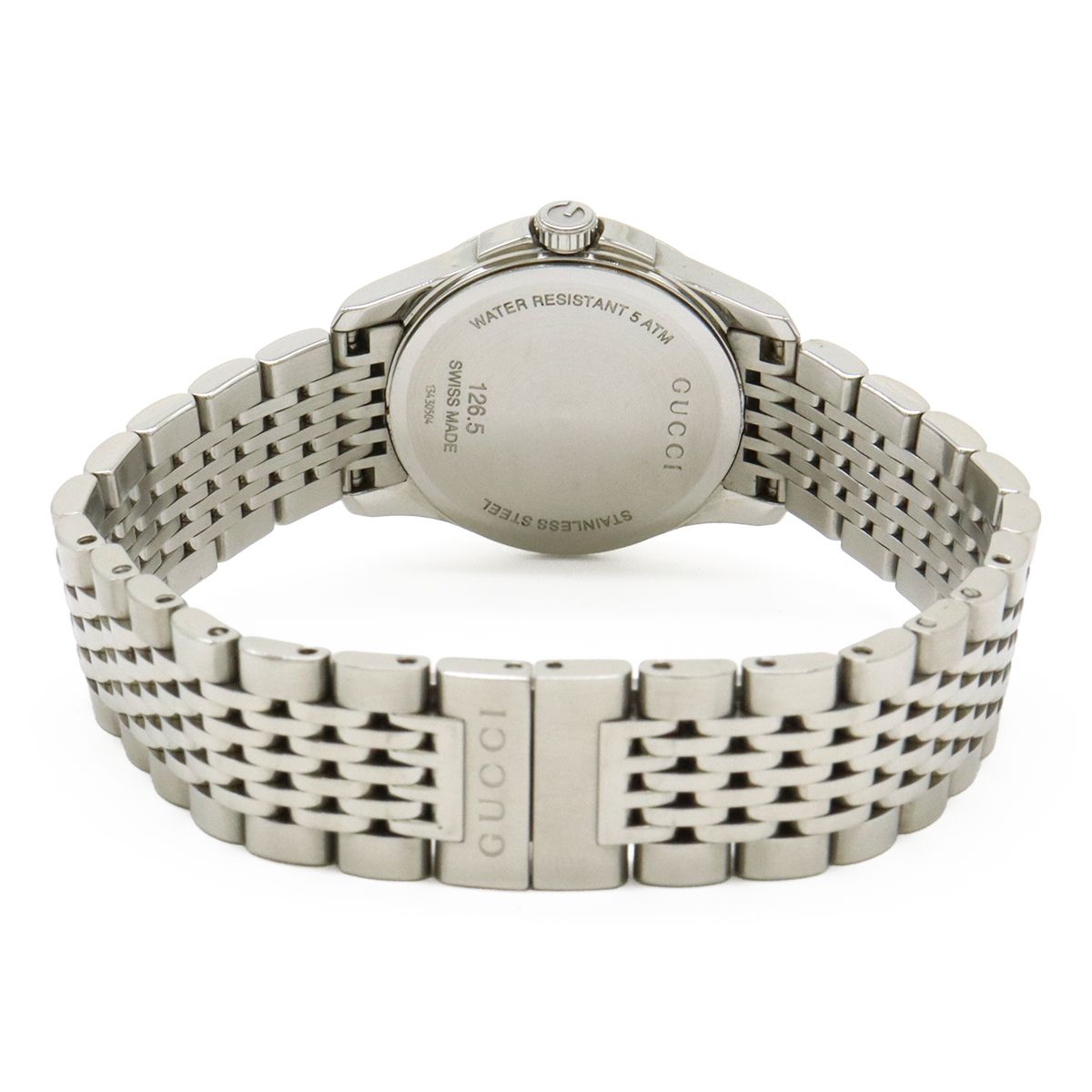 GUCCI グッチ Gタイムレス コレクション GG デイト SS ブラウン文字盤  