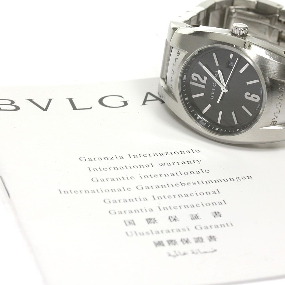 ブルガリ BVLGARI EG30S エルゴン デイト クォーツ レディース保証書付き_777737