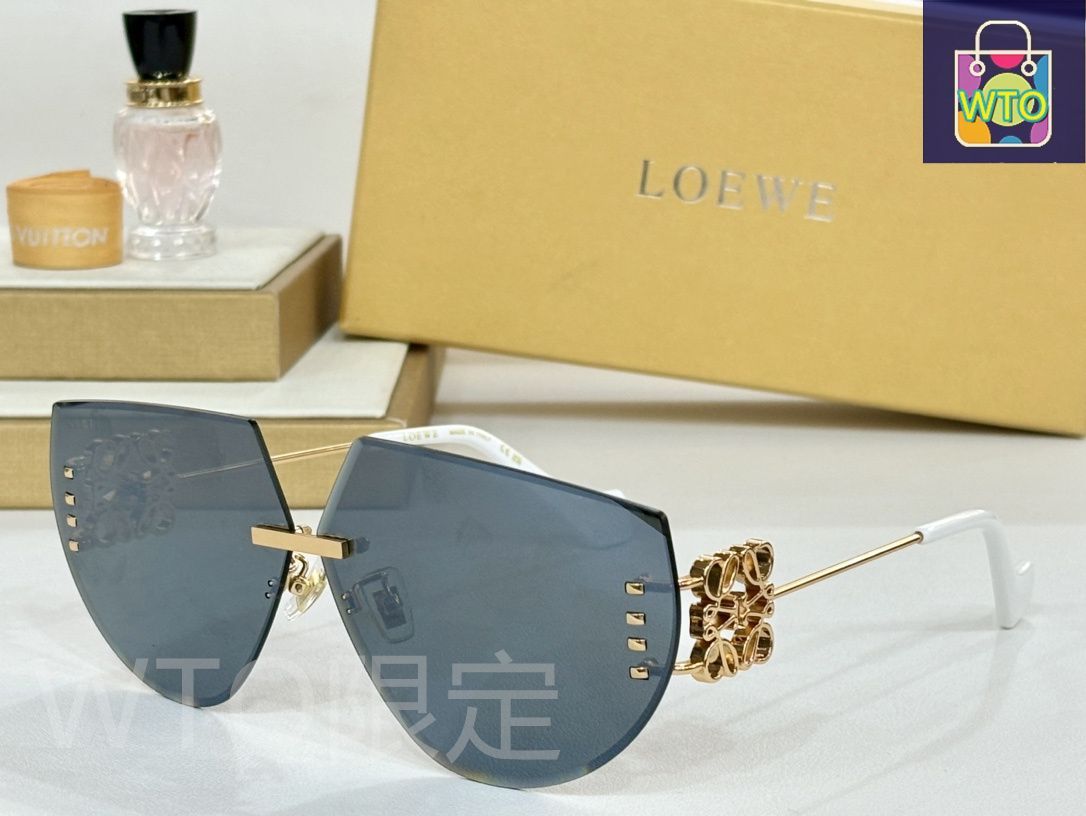 LOEWE ロエベ 新モデル フレームレス ファッションメガネ -WTO輸入1